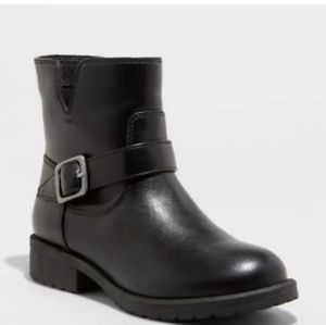 Cat and Jack Girls Black Alessandra Boots